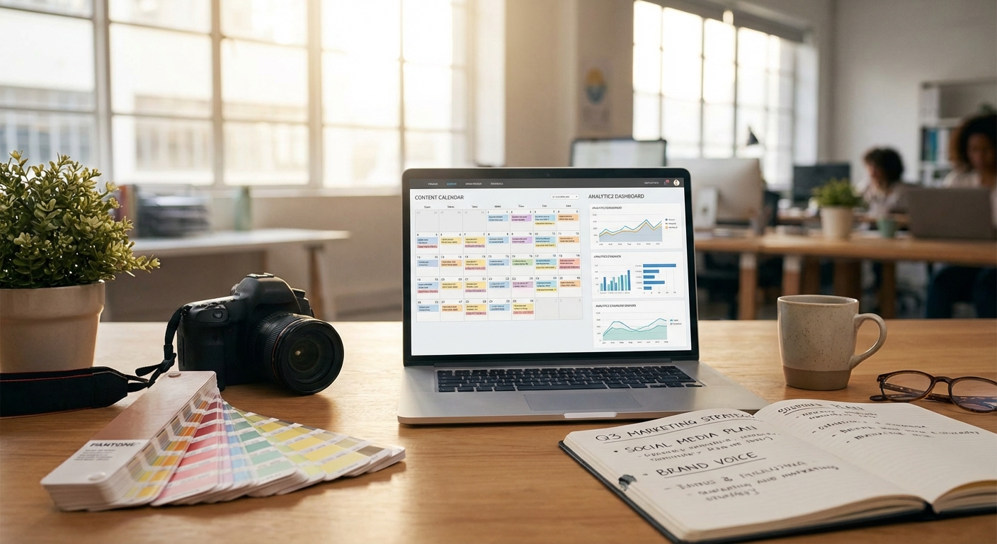 Illustration: KI für Marketing-Kampagnen und Content automatisieren