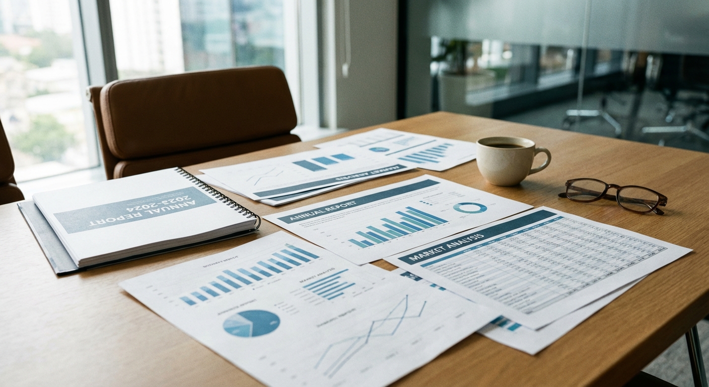 Illustration: Automatisches Reporting und Berichterstellung